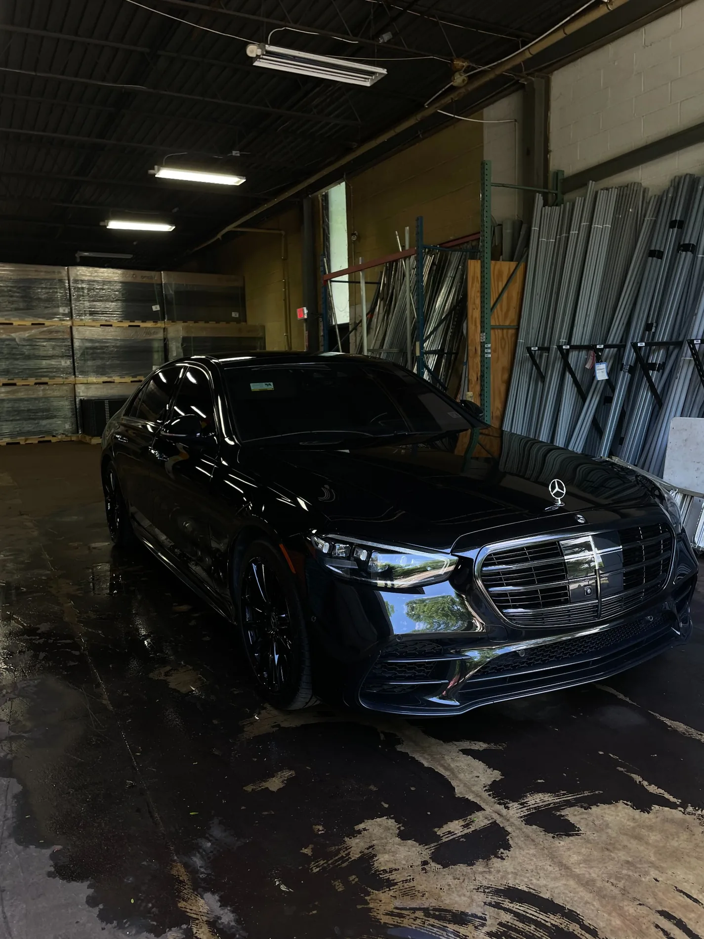 Mercedes-Benz S-Class rear after detailing