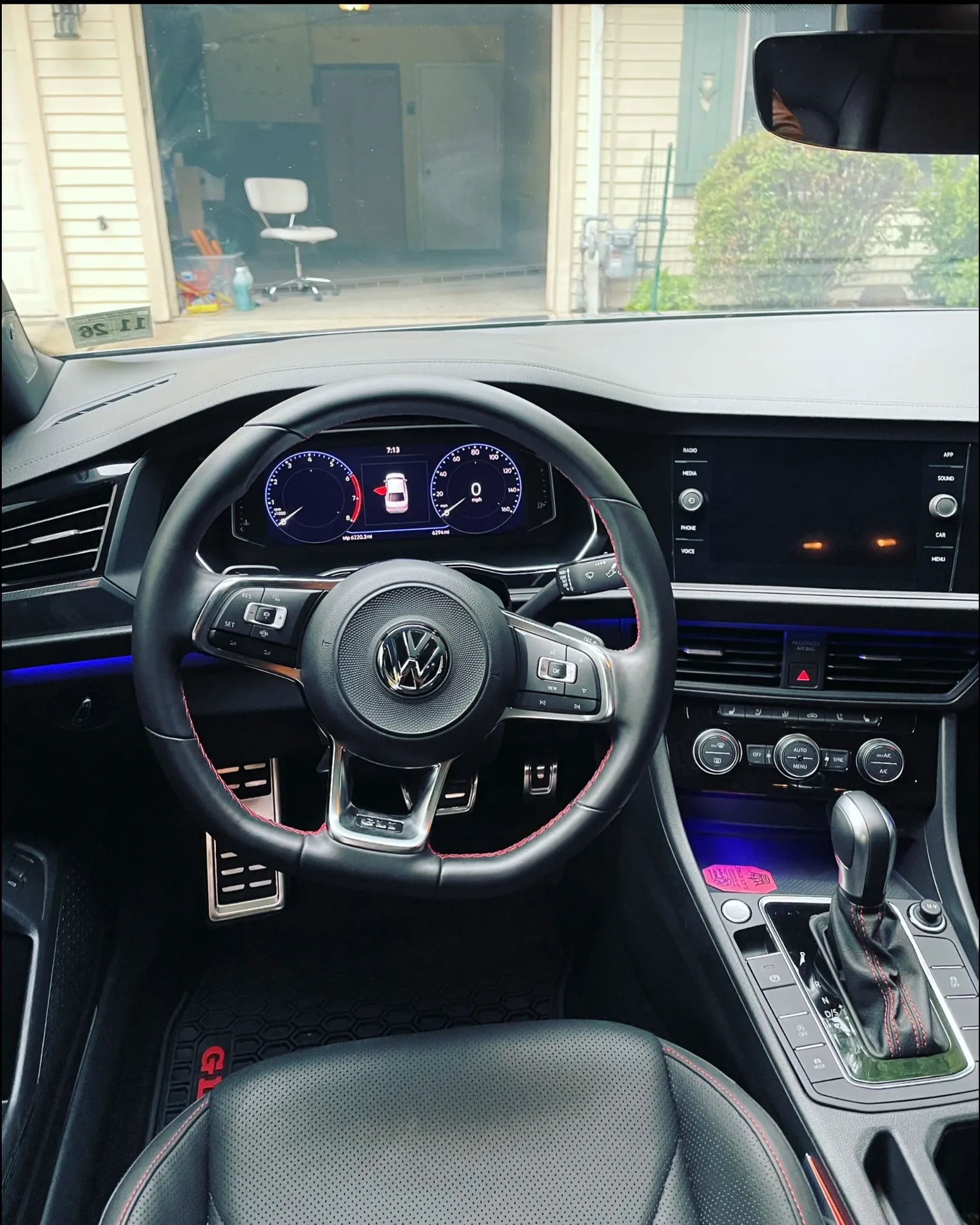 Volkswagen interior after JKA detailing